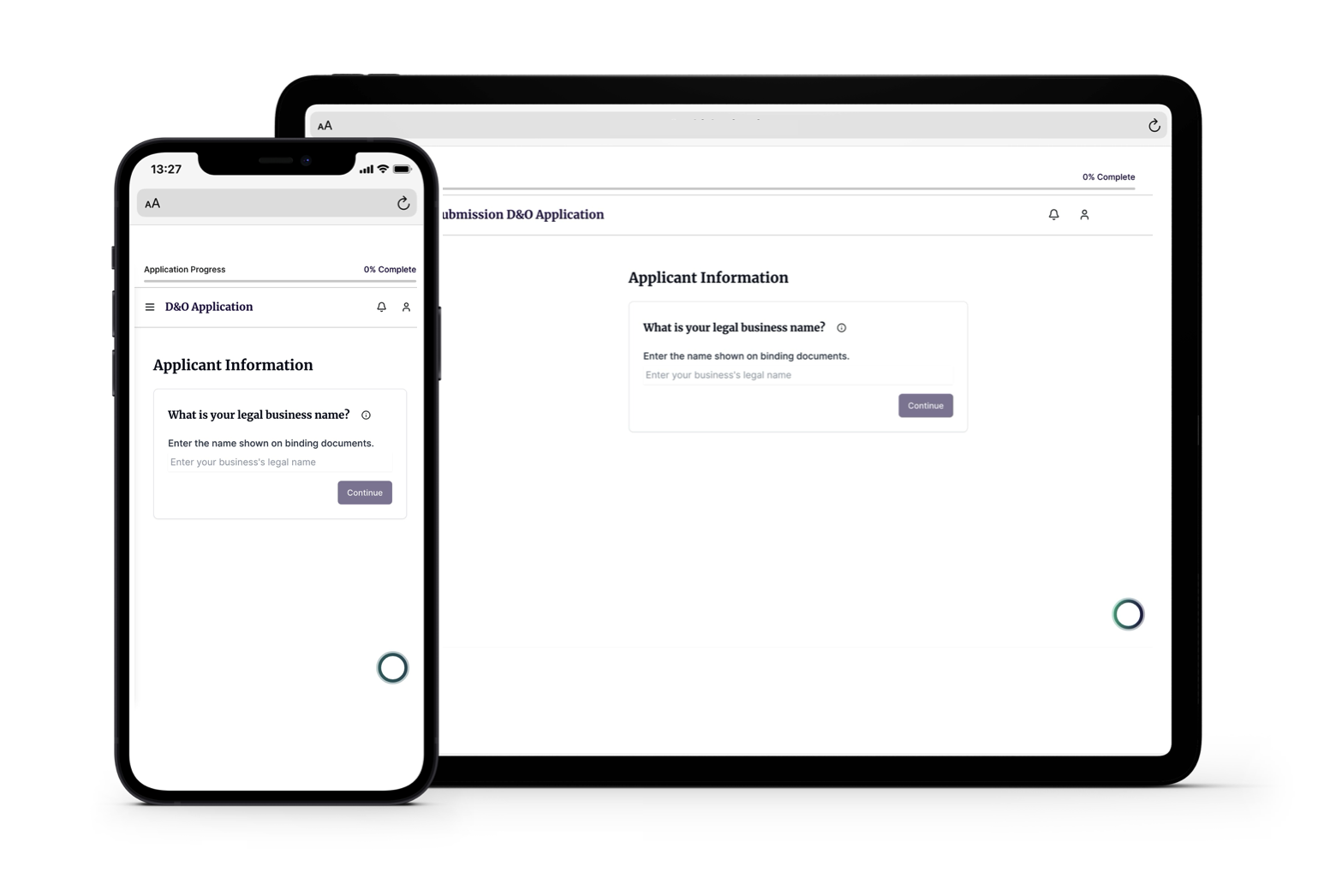 Commercial Insurance App